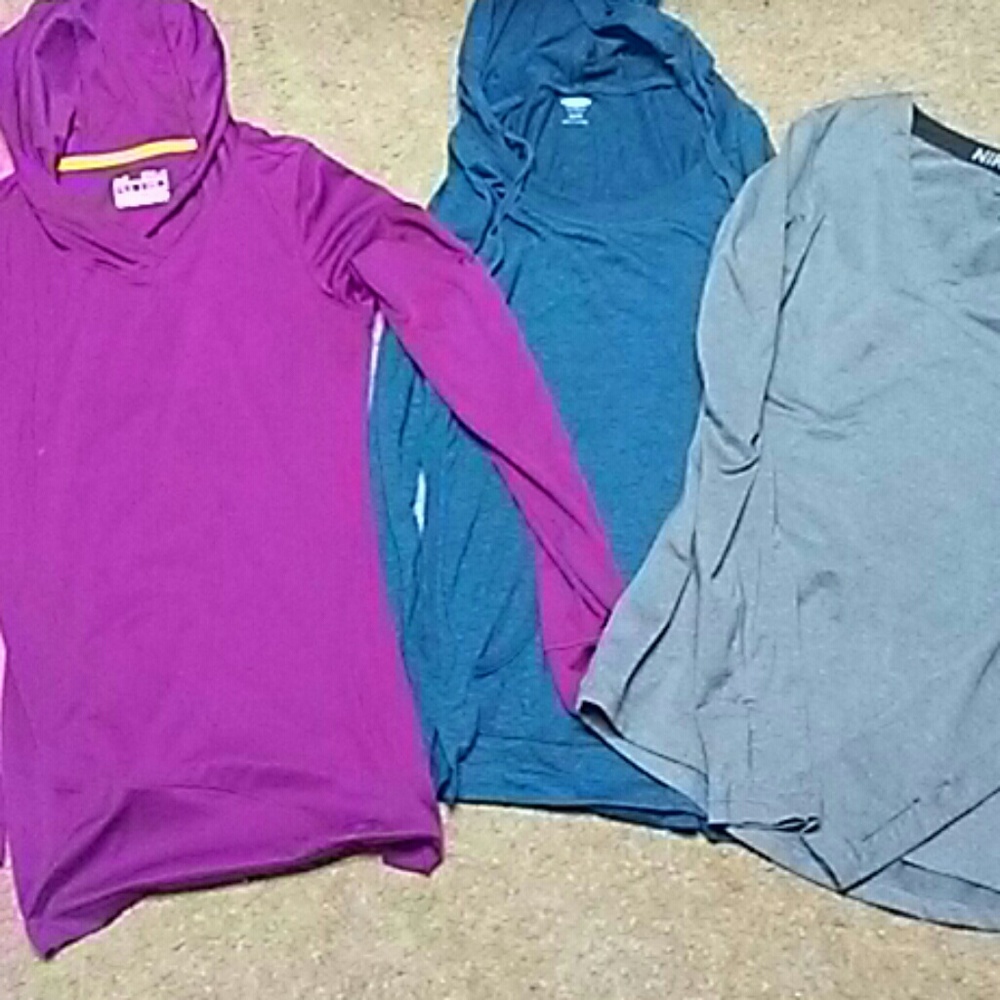 3 long sleeve athlectic shirts. All 3 for 10